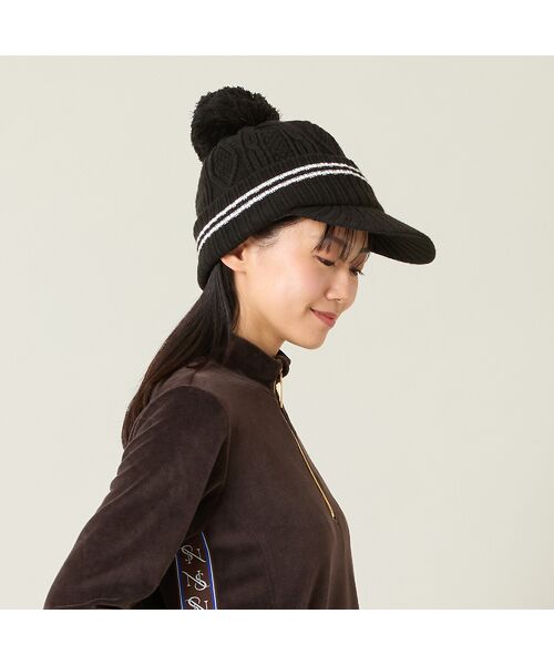 NS23 par Nissa Golf / エヌエス23・パー・ニッサゴルフ スポーツグッズ | 【取り外し可能】ポンポン付きニットキャップ | 詳細9