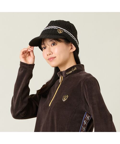 NS23 par Nissa Golf / エヌエス23・パー・ニッサゴルフ スポーツグッズ | 【取り外し可能】ポンポン付きニットキャップ | 詳細10