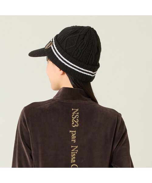 NS23 par Nissa Golf / エヌエス23・パー・ニッサゴルフ スポーツグッズ | 【取り外し可能】ポンポン付きニットキャップ | 詳細11