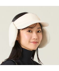 NS23 par Nissa Golf / エヌエス23・パー・ニッサゴルフ スポーツグッズ | 【取り外し可能】イヤーマフ付きボアフリースバイザー