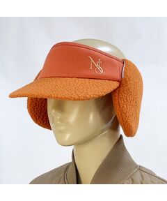 NS23 par Nissa Golf / エヌエス23・パー・ニッサゴルフ スポーツグッズ | 【取り外し可能】イヤーマフ付きボアフリースバイザー