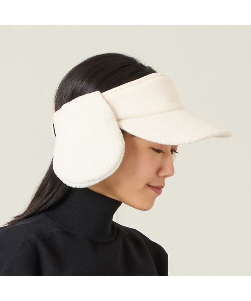 NS23 par Nissa Golf / エヌエス23・パー・ニッサゴルフ スポーツグッズ | 【取り外し可能】イヤーマフ付きボアフリースバイザー | 詳細2