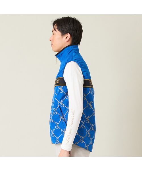 NS23 par Nissa Golf / エヌエス23・パー・ニッサゴルフ ベスト | 【メンズ】モノグラムプリント中綿ベスト | 詳細6