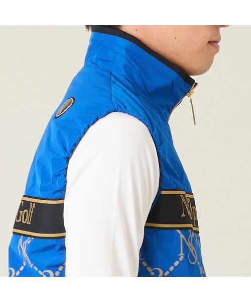 NS23 par Nissa Golf / エヌエス23・パー・ニッサゴルフ ベスト | 【メンズ】モノグラムプリント中綿ベスト | 詳細8