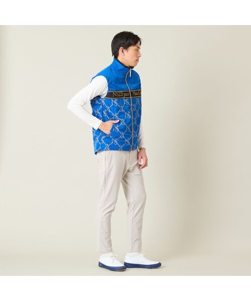 NS23 par Nissa Golf / エヌエス23・パー・ニッサゴルフ ベスト | 【メンズ】モノグラムプリント中綿ベスト | 詳細9
