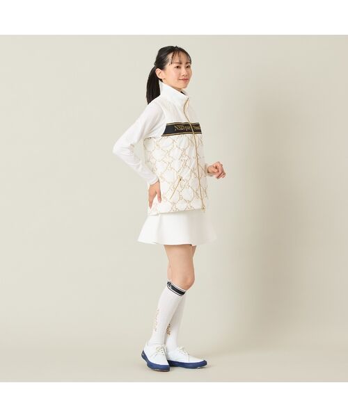 NS23 par Nissa Golf / エヌエス23・パー・ニッサゴルフ ベスト | 【レディース】モノグラム柄中綿ベスト | 詳細4