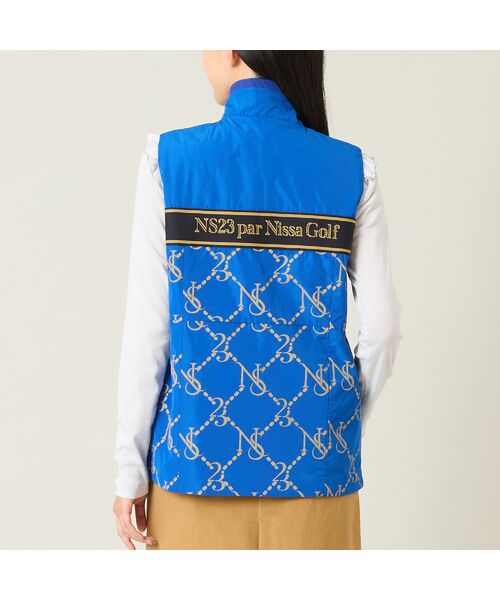 NS23 par Nissa Golf / エヌエス23・パー・ニッサゴルフ ベスト | 【レディース】モノグラム柄中綿ベスト | 詳細11
