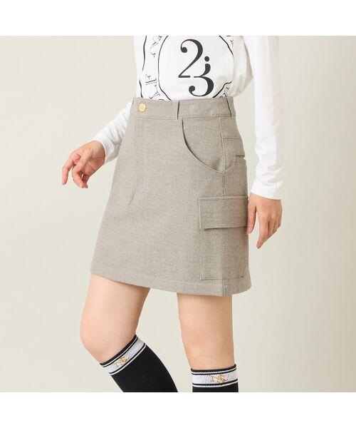 NS23 par Nissa Golf / エヌエス23・パー・ニッサゴルフ ミニ・ひざ丈スカート | 【レディース】カーゴスカート | 詳細8
