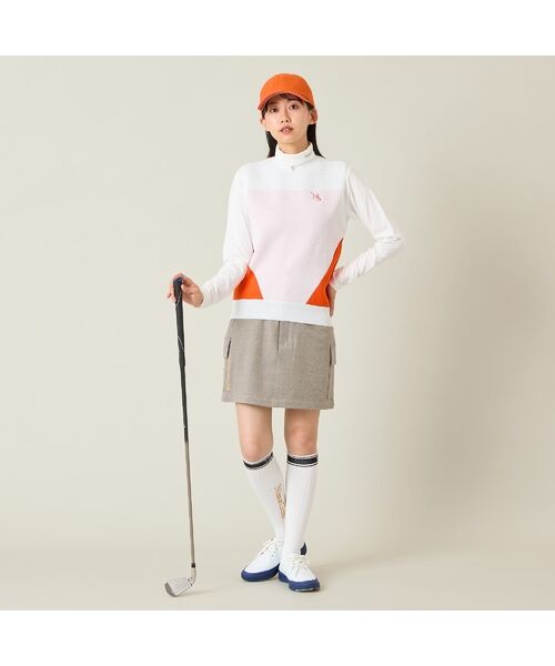 NS23 par Nissa Golf / エヌエス23・パー・ニッサゴルフ ミニ・ひざ丈スカート | 【レディース】カーゴスカート | 詳細12