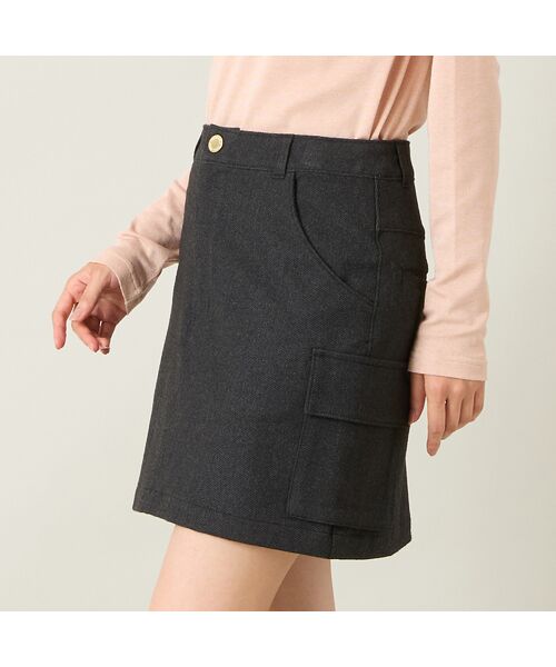 NS23 par Nissa Golf / エヌエス23・パー・ニッサゴルフ ミニ・ひざ丈スカート | 【レディース】カーゴスカート | 詳細13