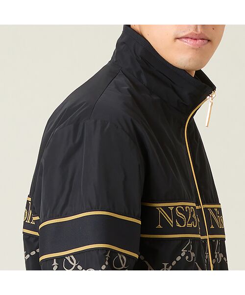 NS23 par Nissa Golf / エヌエス23・パー・ニッサゴルフ ブルゾン | 【メンズ】モノグラムプリント中綿ブルゾン | 詳細1
