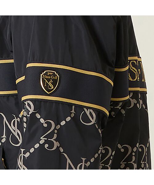 NS23 par Nissa Golf / エヌエス23・パー・ニッサゴルフ ブルゾン | 【メンズ】モノグラムプリント中綿ブルゾン | 詳細2