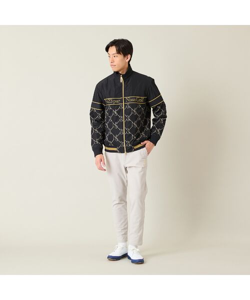NS23 par Nissa Golf / エヌエス23・パー・ニッサゴルフ ブルゾン | 【メンズ】モノグラムプリント中綿ブルゾン | 詳細7