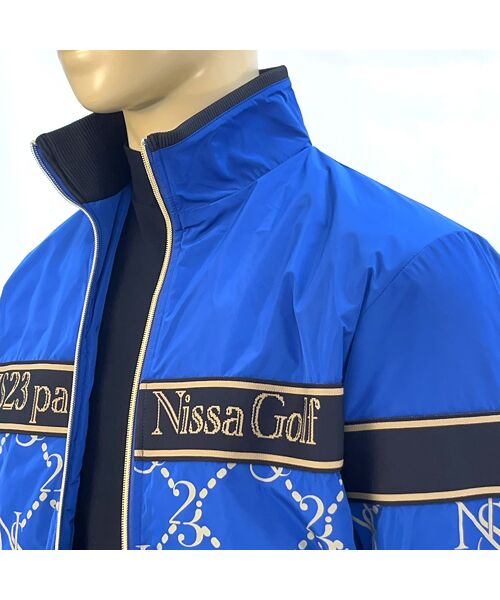 NS23 par Nissa Golf / エヌエス23・パー・ニッサゴルフ ブルゾン | 【メンズ】モノグラムプリント中綿ブルゾン | 詳細8