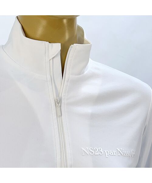 NS23 par Nissa Golf / エヌエス23・パー・ニッサゴルフ カットソー | 【レディース】長袖ハーフＺＩＰ | 詳細3