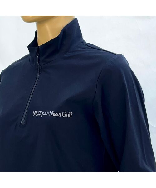 NS23 par Nissa Golf / エヌエス23・パー・ニッサゴルフ カットソー | 【レディース】長袖ハーフＺＩＰ | 詳細10