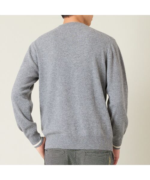 NS23 par Nissa Golf / エヌエス23・パー・ニッサゴルフ ニット・セーター | 【メンズ】ベーシックカラーカシミヤニットセーター | 詳細3