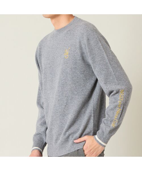 NS23 par Nissa Golf / エヌエス23・パー・ニッサゴルフ ニット・セーター | 【メンズ】ベーシックカラーカシミヤニットセーター | 詳細7