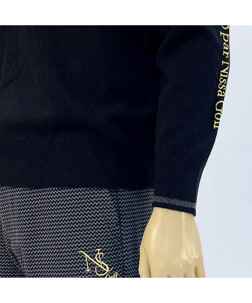 NS23 par Nissa Golf / エヌエス23・パー・ニッサゴルフ ニット・セーター | 【メンズ】ベーシックカラーカシミヤニットセーター | 詳細9