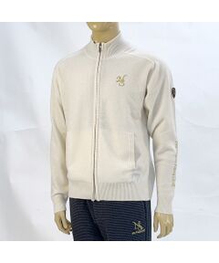 NS23 par Nissa Golf / エヌエス23・パー・ニッサゴルフ ニット・セーター | 【メンズ】オリジナルロゴカシミヤブルゾン