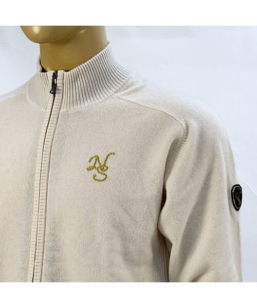 NS23 par Nissa Golf / エヌエス23・パー・ニッサゴルフ ニット・セーター | 【メンズ】オリジナルロゴカシミヤブルゾン | 詳細1