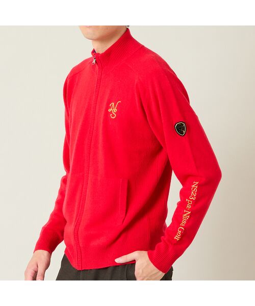 NS23 par Nissa Golf / エヌエス23・パー・ニッサゴルフ ニット・セーター | 【メンズ】オリジナルロゴカシミヤブルゾン | 詳細9