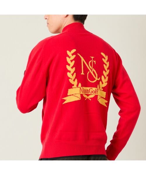 NS23 par Nissa Golf / エヌエス23・パー・ニッサゴルフ ニット・セーター | 【メンズ】オリジナルロゴカシミヤブルゾン | 詳細10