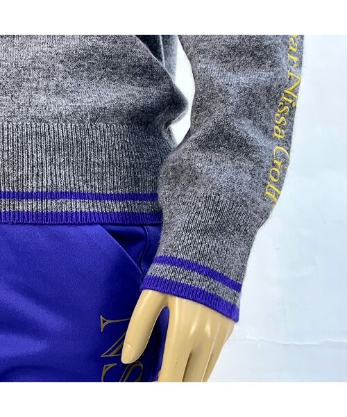 NS23 par Nissa Golf / エヌエス23・パー・ニッサゴルフ ニット・セーター | 【レディース】ベーシックカラーカシミヤニットセーター | 詳細6