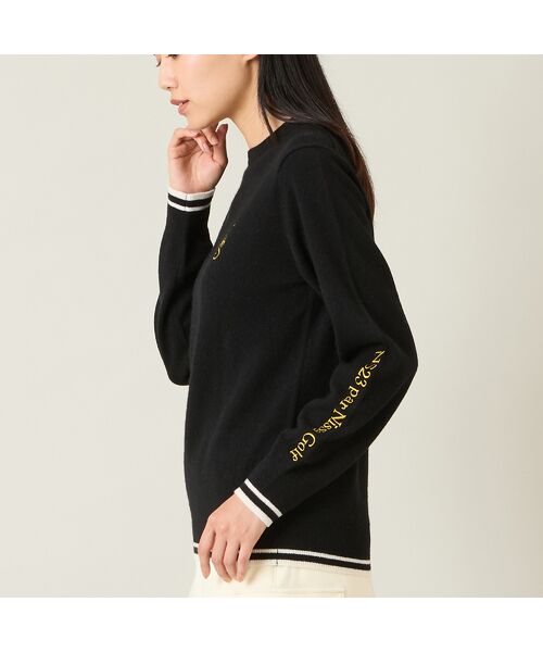 NS23 par Nissa Golf / エヌエス23・パー・ニッサゴルフ ニット・セーター | 【レディース】ベーシックカラーカシミヤニットセーター | 詳細10