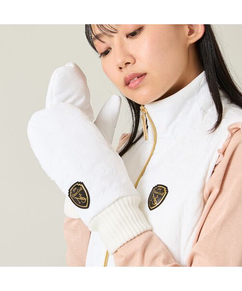 NS23 par Nissa Golf / エヌエス23・パー・ニッサゴルフ ハット | ロゴキルティングミトン | 詳細2