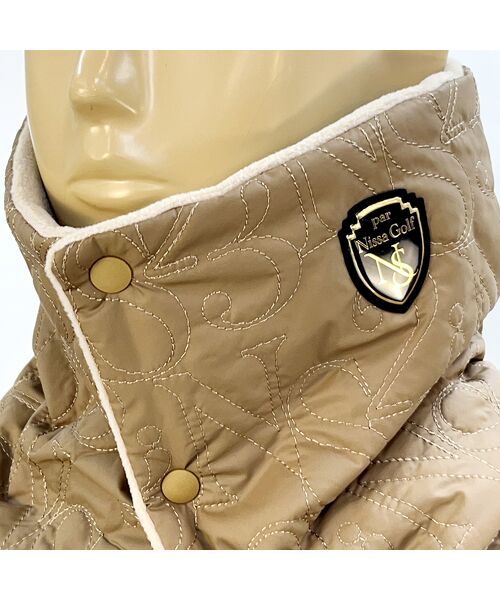 NS23 par Nissa Golf / エヌエス23・パー・ニッサゴルフ ハット | ロゴキルティングネックウォーマー | 詳細3