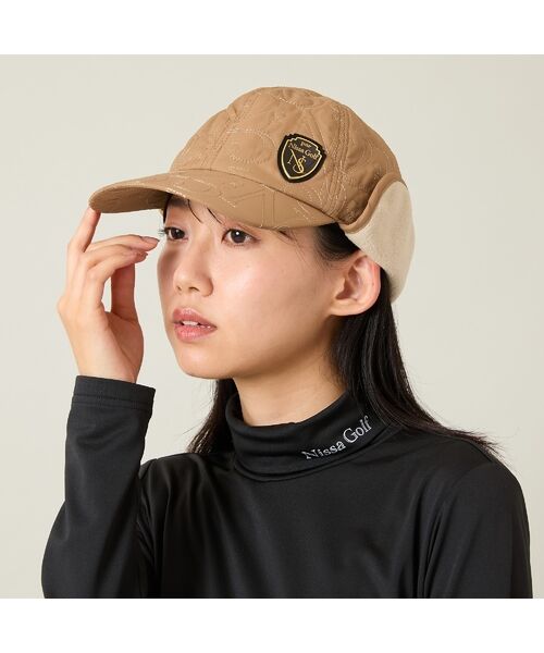 NS23 par Nissa Golf / エヌエス23・パー・ニッサゴルフ ハット | ロゴキルティングフライングキャップ | 詳細3