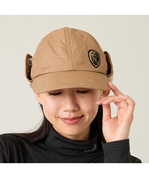 NS23 par Nissa Golf / エヌエス23・パー・ニッサゴルフ ハット | ロゴキルティングフライングキャップ | 詳細4