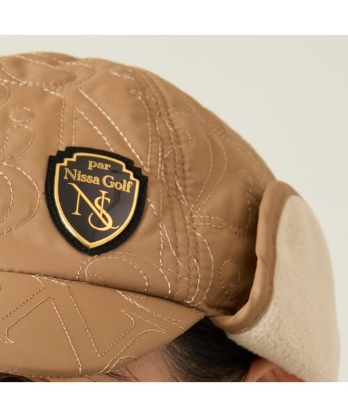 NS23 par Nissa Golf / エヌエス23・パー・ニッサゴルフ ハット | ロゴキルティングフライングキャップ | 詳細5