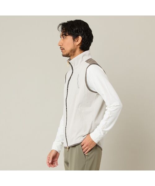 NS23 par Nissa Golf / エヌエス23・パー・ニッサゴルフ ベスト | 【Men's】バックロゴジップベスト | 詳細1