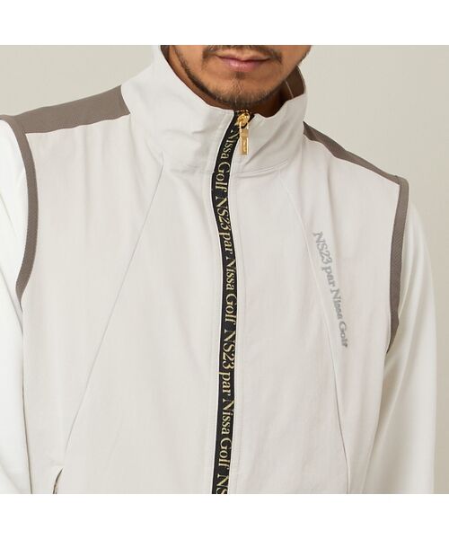 NS23 par Nissa Golf / エヌエス23・パー・ニッサゴルフ ベスト | 【Men's】バックロゴジップベスト | 詳細3