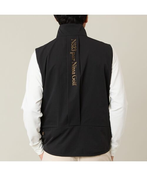 NS23 par Nissa Golf / エヌエス23・パー・ニッサゴルフ ベスト | 【Men's】バックロゴジップベスト | 詳細10
