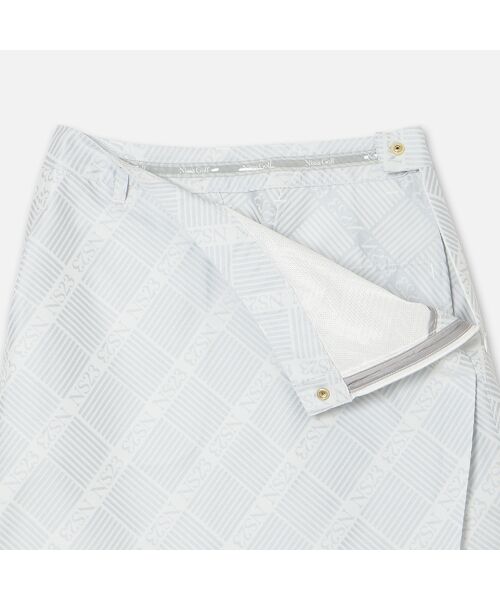 NS23 par Nissa Golf / エヌエス23・パー・ニッサゴルフ ミニ・ひざ丈スカート | 【Women's】【セットアップ可】米沢織ジャカードスカート | 詳細3