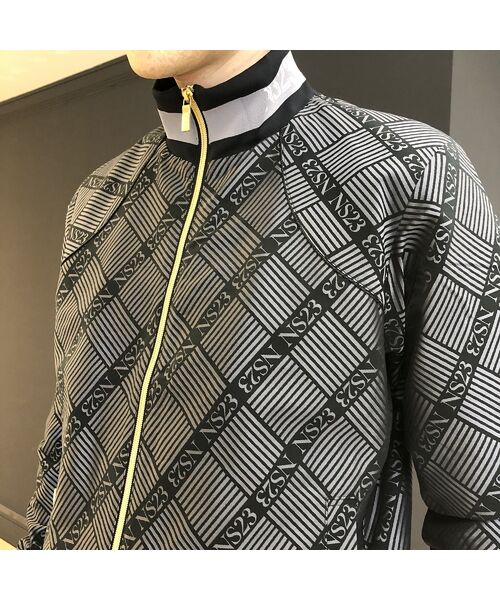 NS23 par Nissa Golf / エヌエス23・パー・ニッサゴルフ ブルゾン | 【Men's】【雑誌掲載】米沢織ジャカードブルゾン | 詳細23