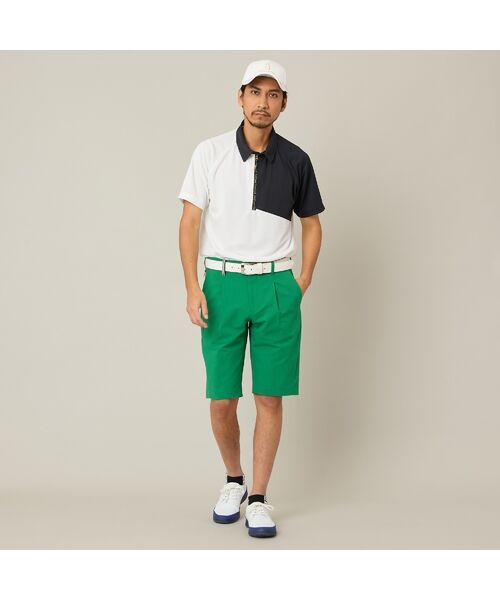 NS23 par Nissa Golf / エヌエス23・パー・ニッサゴルフ ポロシャツ | 【Men's】【吸湿速乾／UVカット】アシンメトリーメッシュポロ | 詳細6