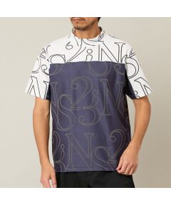 NS23 par Nissa Golf / エヌエス23・パー・ニッサゴルフ カットソー | 【Men's】【接触冷感／吸湿速乾】ロゴプリントモックネック