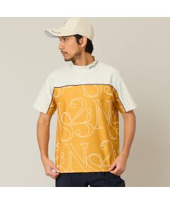 NS23 par Nissa Golf / エヌエス23・パー・ニッサゴルフ カットソー | 【Men's】【接触冷感／吸湿速乾】ロゴプリントモックネック