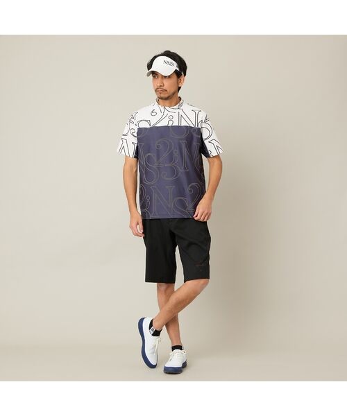 NS23 par Nissa Golf / エヌエス23・パー・ニッサゴルフ カットソー | 【Men's】【接触冷感／吸湿速乾】ロゴプリントモックネック | 詳細4