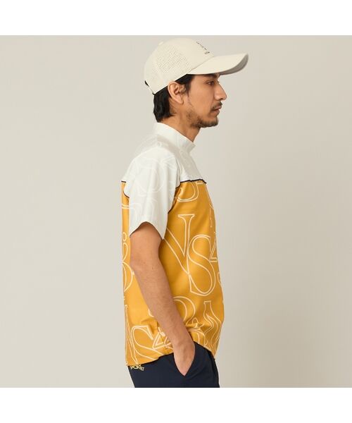 NS23 par Nissa Golf / エヌエス23・パー・ニッサゴルフ カットソー | 【Men's】【接触冷感／吸湿速乾】ロゴプリントモックネック | 詳細6