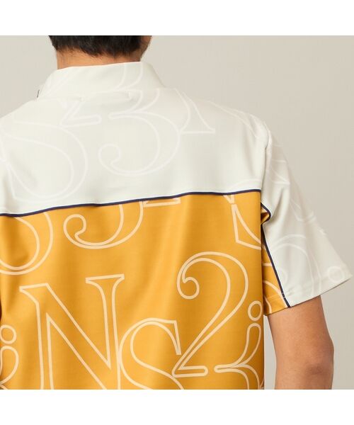 NS23 par Nissa Golf / エヌエス23・パー・ニッサゴルフ カットソー | 【Men's】【接触冷感／吸湿速乾】ロゴプリントモックネック | 詳細8