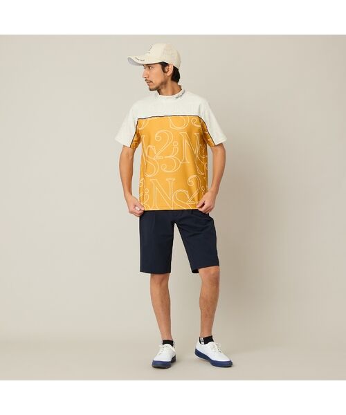 NS23 par Nissa Golf / エヌエス23・パー・ニッサゴルフ カットソー | 【Men's】【接触冷感／吸湿速乾】ロゴプリントモックネック | 詳細9