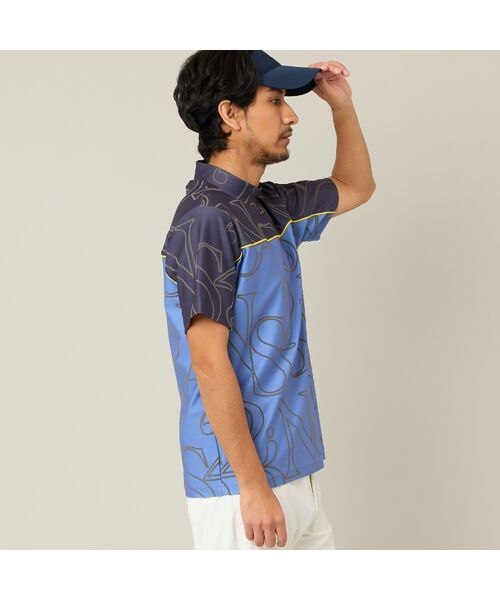 NS23 par Nissa Golf / エヌエス23・パー・ニッサゴルフ カットソー | 【Men's】【接触冷感／吸湿速乾】ロゴプリントモックネック | 詳細12