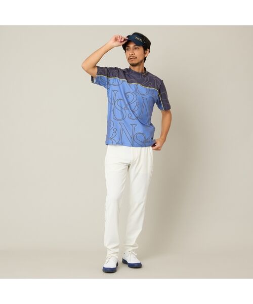 NS23 par Nissa Golf / エヌエス23・パー・ニッサゴルフ カットソー | 【Men's】【接触冷感／吸湿速乾】ロゴプリントモックネック | 詳細15