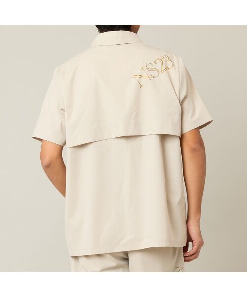 NS23 par Nissa Golf / エヌエス23・パー・ニッサゴルフ シャツ・ブラウス | 【Men's】【セットアップ可】【接触冷感／UVカット／撥水】ハーフZIPシャツ | 詳細2