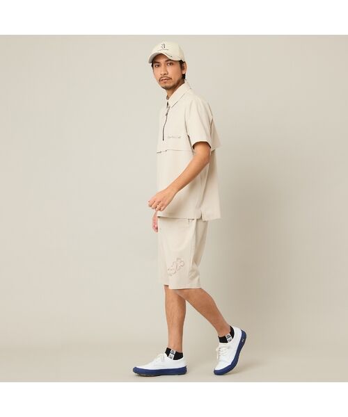 NS23 par Nissa Golf / エヌエス23・パー・ニッサゴルフ シャツ・ブラウス | 【Men's】【セットアップ可】【接触冷感／UVカット／撥水】ハーフZIPシャツ | 詳細7